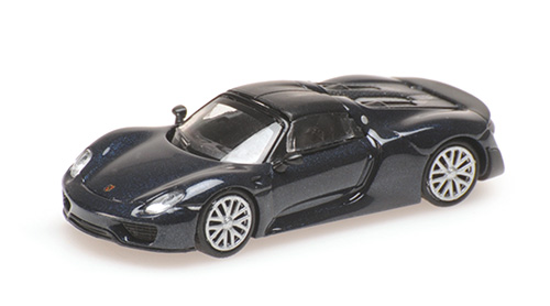 Minichamps 1:87 PORSCHE 918 SPYDER - 2015 - BLUE 