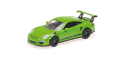 Minichamps 1:87 Porsche 911 GT3 RS - 2013 - green/stripes 