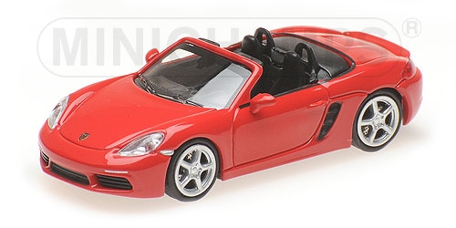 Minichamps 1:87 PORSCHE 718 BOXTER – 2016 – RED 