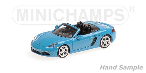 Minichamps 1:87 Porsche 718 Boxster - 2016 - turquoise/blue 