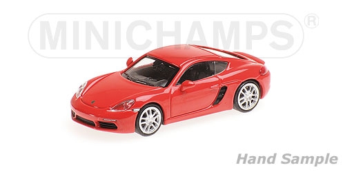 Minichamps 1:87 PORSCHE 718 CAYMAN – 2016 – RED 