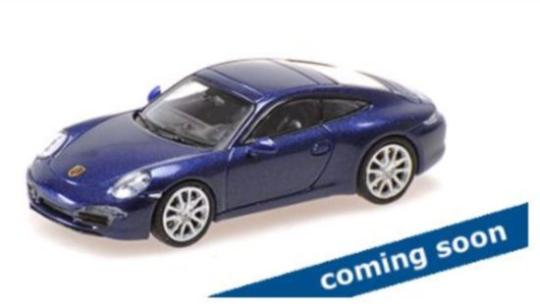 Minichamps 1:87 PORSCHE 911 2011 BLUE 