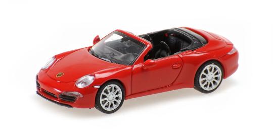 Minichamps 1:87 PORSCHE 911 CABRIOLET 2012 RED 