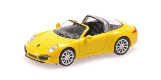 Minichamps 1:87 PORSCHE 911 TARGA 2014 YELLOW 