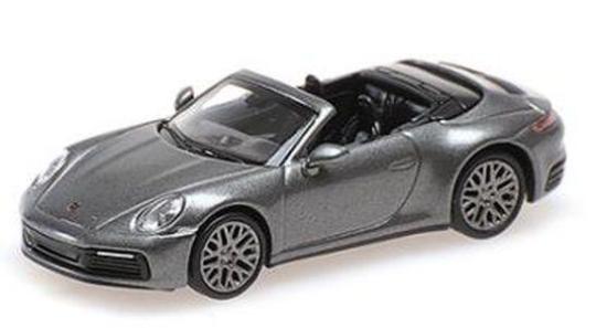 Minichamps 1:87 PORSCHE 911 (992) - CARRERA 4S CABRIOLET - 2019 - grey metallic 