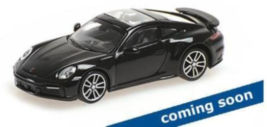 Minichamps 1:87 PORSCHE 911 (992) TURBO S - 2020 - BLACK 