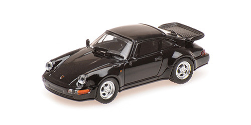 Minichamps 1:87 PORSCHE 911 TURBO - 1990 - BLACK 