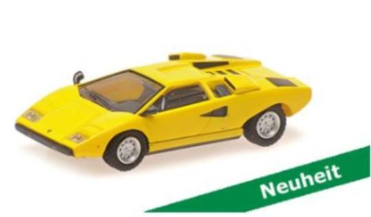 Minichamps 1:87 LAMBORGHINI COUNTACH LP 400 - 1974 - YELLOW 