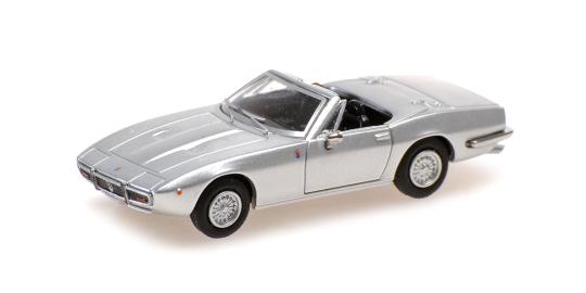 Minichamps 1:87 MASERATI GHIBLI SPYDER - 1969 -SILVER 870123030 