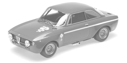 Minichamps ALFA ROMEO GTA 1300 JUNIOR - 1972 - WHITE 