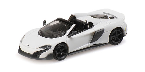 Minichamps 1:87 MCLAREN 675LT SPIDER - WHITE 