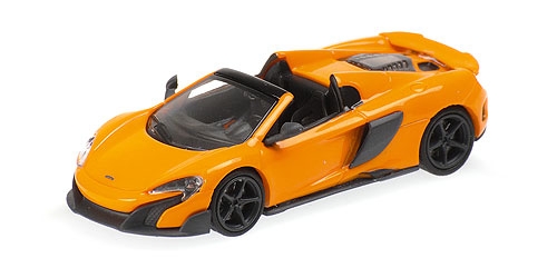 Minichamps 1:87 MCLAREN 675LT SPIDER - ORANGE 