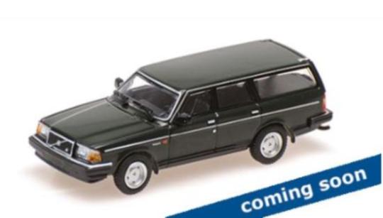 Minichamps 1:87 VOLVO 240 GL BREAK - 1986 - DARK GREEN 