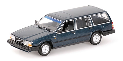 Minichamps 1:87 VOLVO 740 GL BREAK - 1986 - DARK BLUE METALLIC 