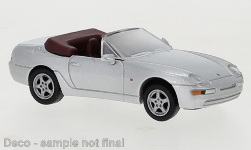 PCX Premium Classics PKW Porsche 968 Cabriolet, silber, 1991 