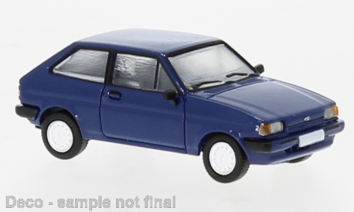 PCX Premium Classics PKW Ford Fiesta MK II, dunkelblau, 1985 