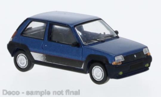 PCX Premium Classics PKW Renault 5 GT Turbo, metallic-blau,  870297 