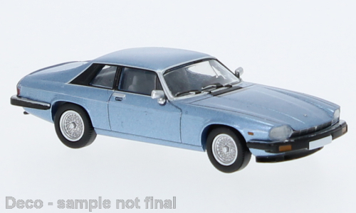 PCX Premium Classics PKW Jaguar XJ-S, metallic-hellblau,1981 
