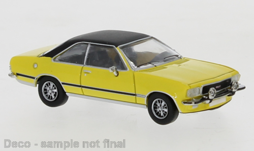 PCX Premium Classics PKW Opel Commodore B Coupe gelb/mattsch 
