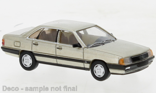 PCX Premium Classics Audi 100 (C3), metallic-beige 1982 