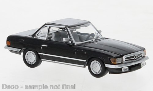 PCX Premium Classics Mercedes SL (R107), metallic-schwarz, 1985 