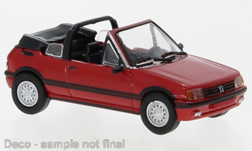 PCX Premium Classics Peugeot 205 Cabriolet, rot, 1986 