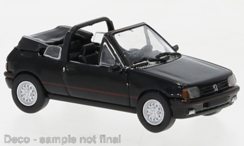 PCX Premium Classics Peugeot 205 Cabriolet, schwarz, 1986 