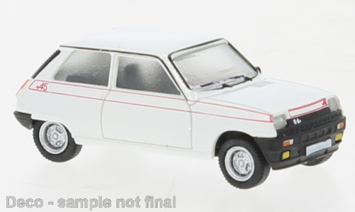 PCX Premium Classics Renault 5 Alpine, weiss, 1980 870511 