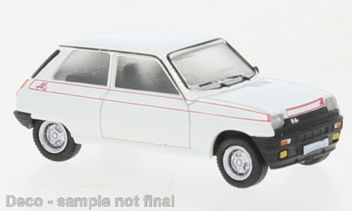 PCX Premium Classics Renault 5 Alpine, weiss, 1980 