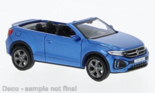 PCX Premium Classics PKW VW T-Roc Cabriolet, metallic-blau 