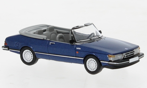 PCX Premium Classics Saab 900 Cabriolet, metallic-dunkelblau 
