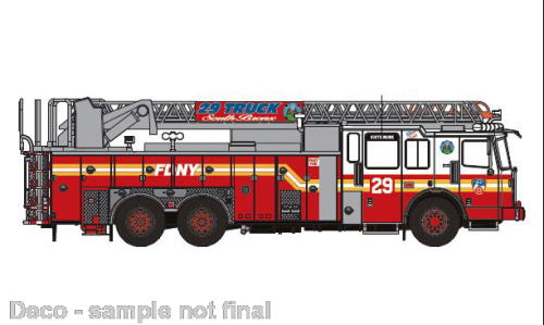 PCX 1:87 Ferrara Ultra, FDNY - Bronx, Ladder 29 (Port Morris 