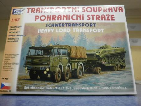 SDV Bausatz Tatra T-813 Schwertransport Panzer P-32 a BVP-1 