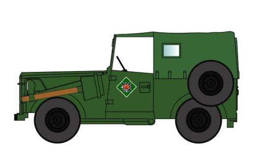 NPE PKW IFA P3 Militärischer Kübelwagen NVA Verkehrsregulierer 