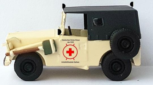 NPE PKW IFA P3 Militärischer Kübelwagen DRK Hilfszug Rathen 