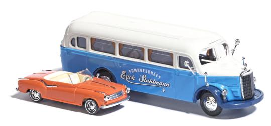 Busch Nostalgie-Set MB 3500 + Oldtimer 89002 