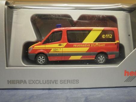 Herpa MB Sprinter 06 Bus Feuerwehr Stuttgart 