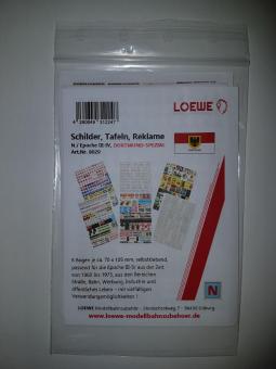 LOEWE Schilder …  DORTMUND SPEZIAL (Ep. III/IV) / N 9029 