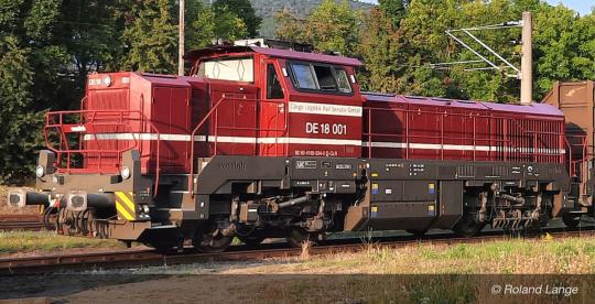 Arnold TT Diesellok DE18 001 rot, Cargo Logistik Ep. VI Soun 