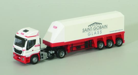 AWM LKW Iveco HiWay Innenlader-SZ Smet Saint-Gobain Glass 9068.11 