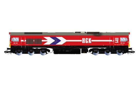 Arnold TT Diesellokomotive Class 66, rote Farbgebung mit gel 