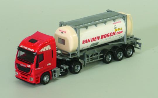 AWM LKW Iveco HiWay/Aerop. Swapbody-SZ Van den Bosch 9077.91 