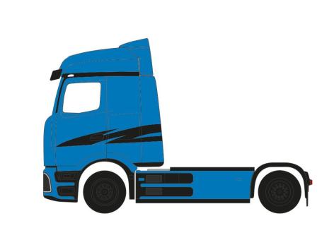 Herpa LKW MB Actros L ProCabin SZM blau eXtra 918923 
