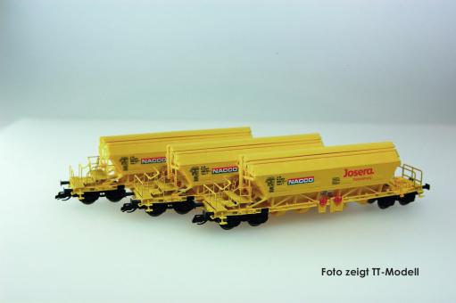 KÜHN N 3er Kaliwagen-Set Typ Taoos 894 gelb, Nacco 1x Josera 