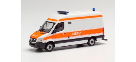 Herpa MB Sprinter \'13 RTW Krankenwagen Justiz 939058 