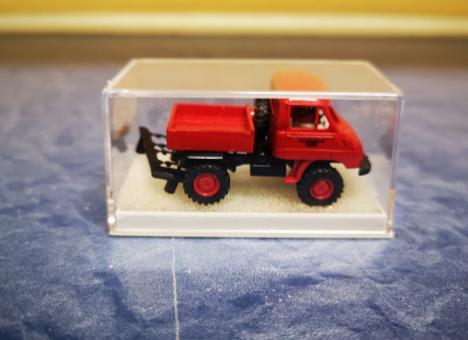 Brekina LKW MB Unimog 411 Pritsche Union Transort 