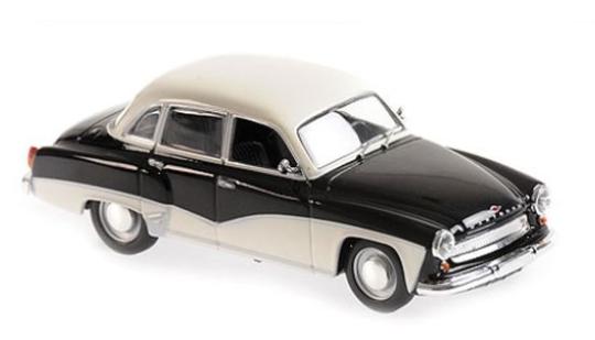 Minichamps 1:43 WARTBURG A 311 - 1958 - BLACK/WHITE 