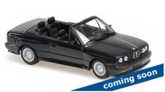 Minichamps 1:43 BMW M3 CABRIOLET (E30) - 1988 - BLUE METALLI 