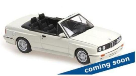 Minichamps 1:43 BMW M3 CABRIOLET (E30) - 1988 - WHITE 940020331 
