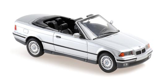 Minichamps 1:43 BMW 3-SERIES CABRIOLET - 1993 - SILVER METALLIC 940023330 